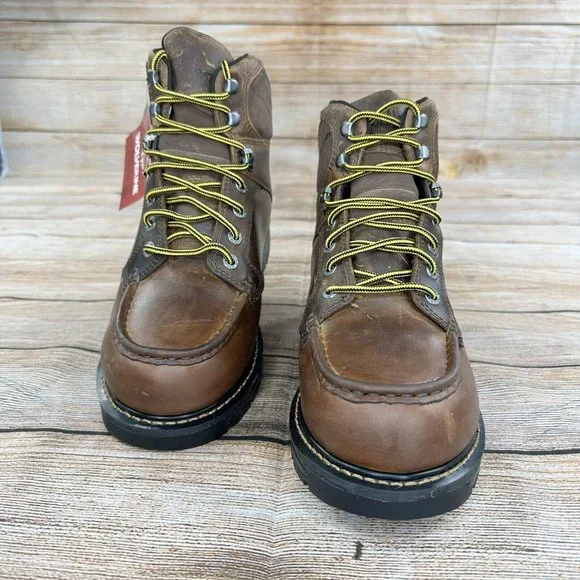 Wolverine Hellcat 6” Boots Men Size 11 M Ultraspring Moc Toe Work WP Boots - NEW